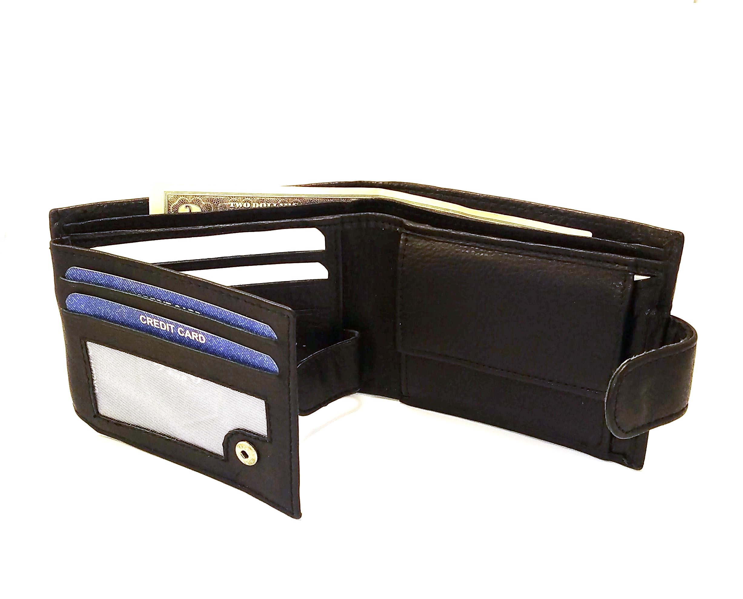 Гаманець чоловічий DNK Leather N035L-CCF BLACK Гаманець чоловічий DNK Leather N035L-CCF BLACK